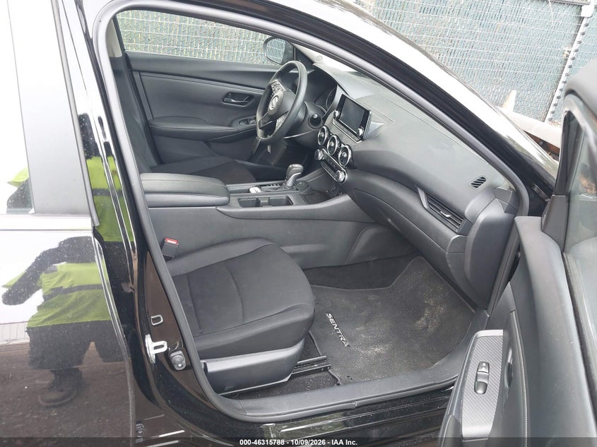 NISSAN SENTRA 2025 VIN 3N1AB8BV8SY291705