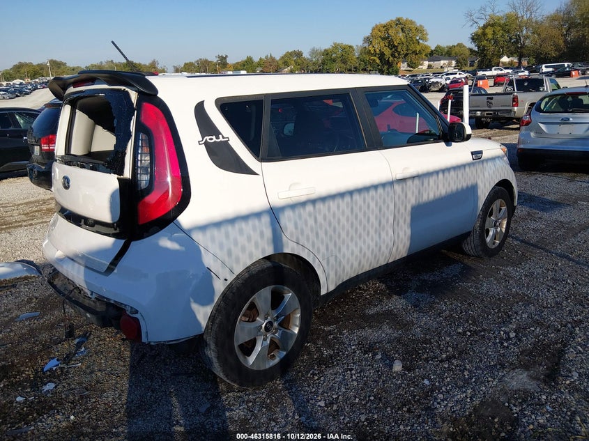 Vin: kndjn2a28k7910426, lot: 46816039, kia soul 20194