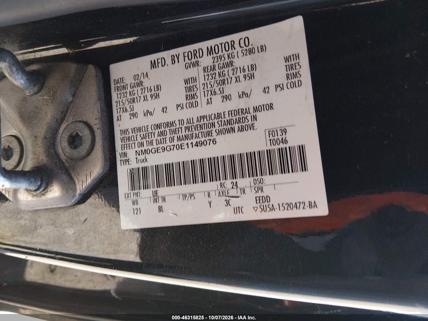 2014 FORD TRANSIT CONNECT TITANIUM · Фото 9