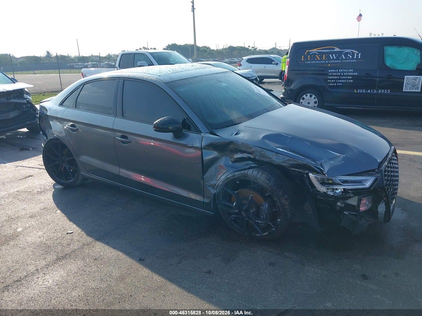 Vin: wauaugff9j1015537, lot: 46816051, audi a3 2.0t premium/2.0t tech premium 20181