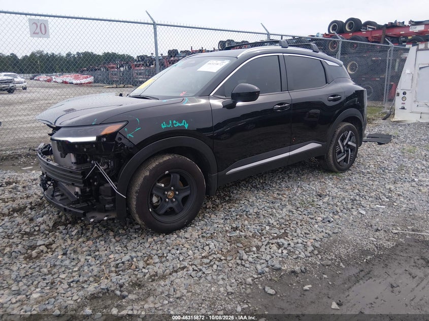 Vin: 3n8ap6ca5sl369034, lot: 46816095, nissan kicks sv fwd 20252