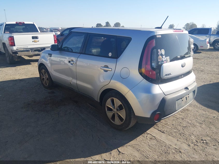Vin: kndjn2a21e7745890, lot: 46816102, kia soul 20143
