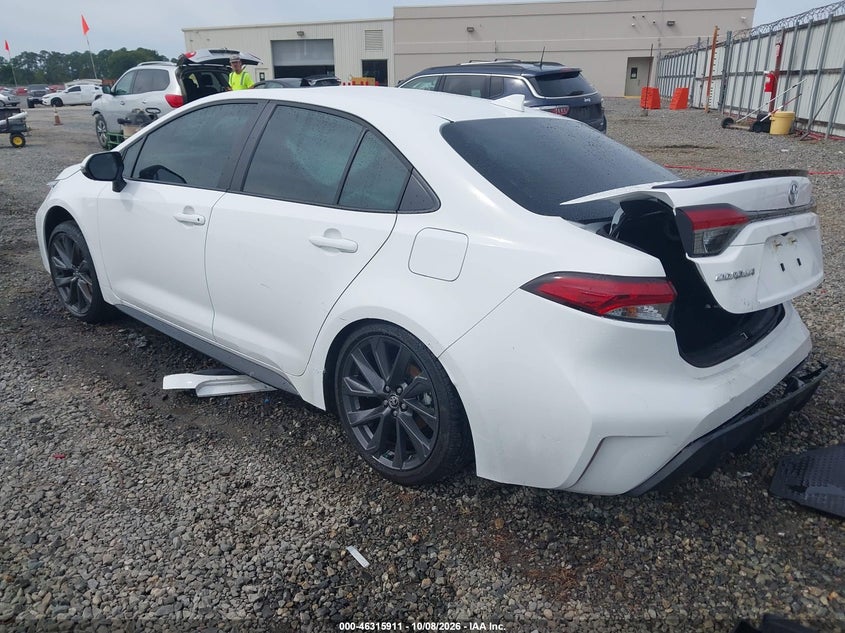 Vin: 5yft4mce7tp278176, lot: 46816134, toyota corolla xse 20263