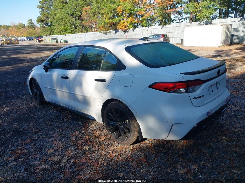 Vin: 5yfs4mce6np131491, lot: 46816149, toyota corolla se nightshade edition 20223