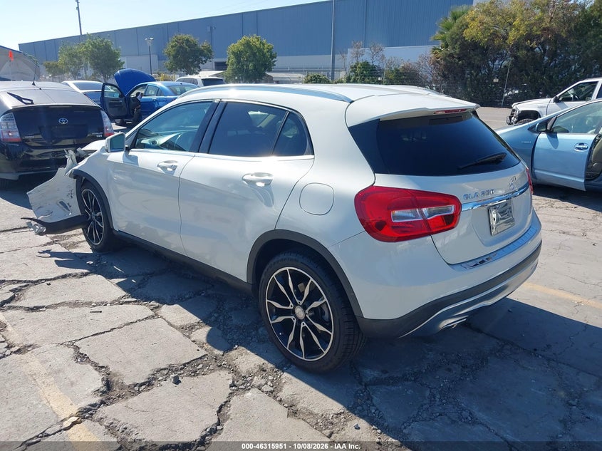 Vin: wdctg4eb0gj242988, lot: 46816173, mercedes-benz gla 250 20163