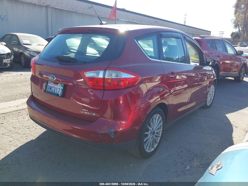 Vin: 1fadp5bu4fl102151, lot: 46816220, ford c-max hybrid sel 20154