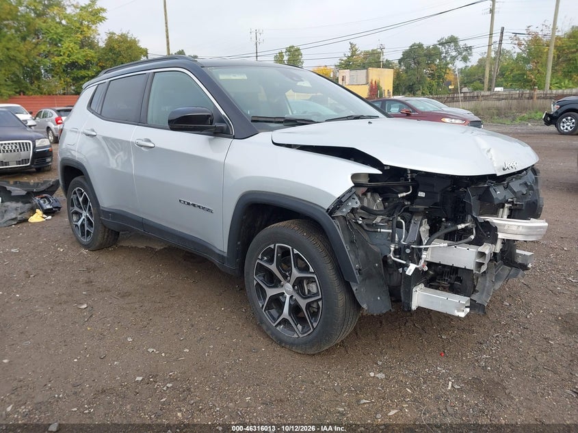 Vin: 3c4njdcn9rt114208, lot: 46816235, jeep compass limited 4x4 20241