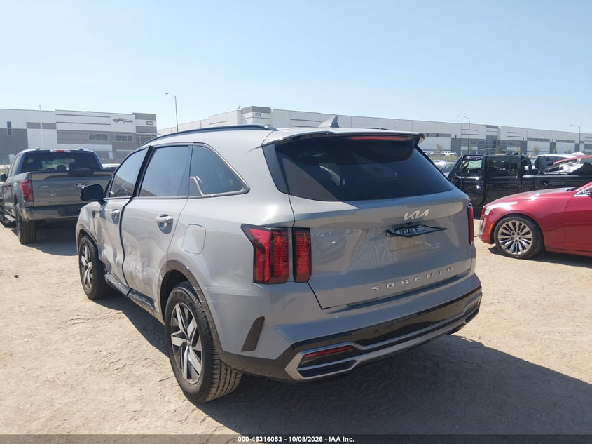 Vin: 5xyrh4lf2ng159305, lot: 46816275, kia sorento ex 20223
