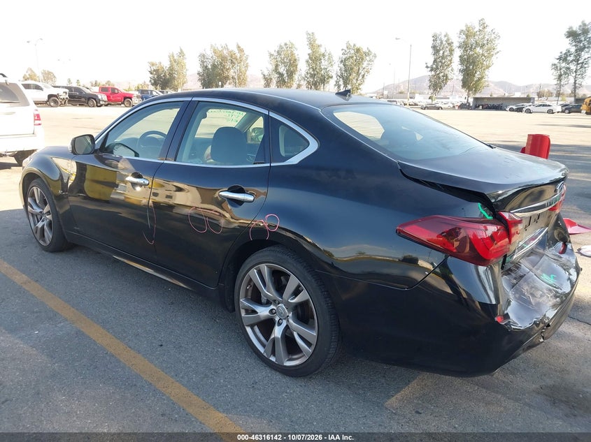 Vin: jn1by1ap5gm220517, lot: 46816364, infiniti q70 3.7 20163