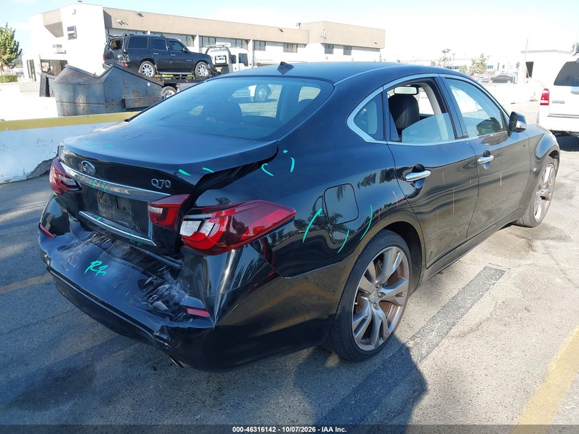 Vin: jn1by1ap5gm220517, lot: 46816364, infiniti q70 3.7 20164