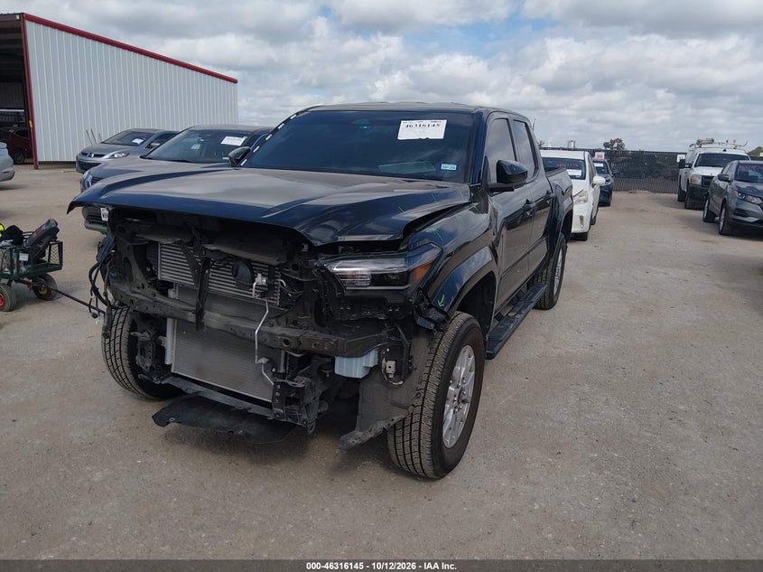 2024 Toyota Tacoma Sr, Front End, IAAI, VIN 3TYKD5HN7RT017726 — photo 2