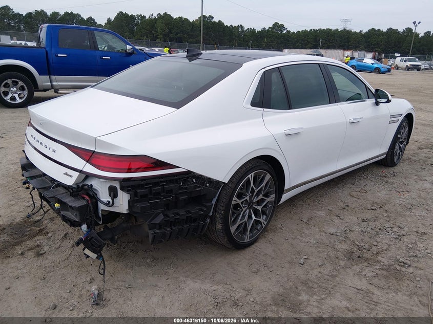 Vin: kmtfc4sd5pu028518, lot: 46816372, genesis g90 3.5t e-sc awd 20234