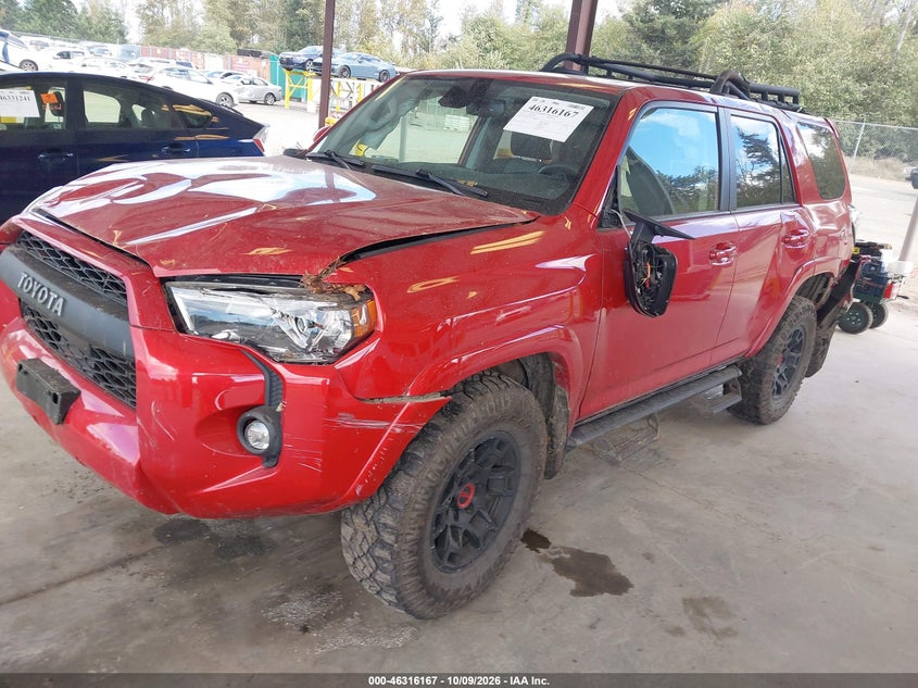 2021 Toyota 4Runner Sr5 Premium, Rollover, IAAI, VIN JTENU5JR7M5970128 — photo 2