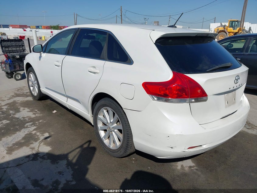 Vin: 4t3za3bbxcu057116, lot: 46816397, toyota venza le 20123