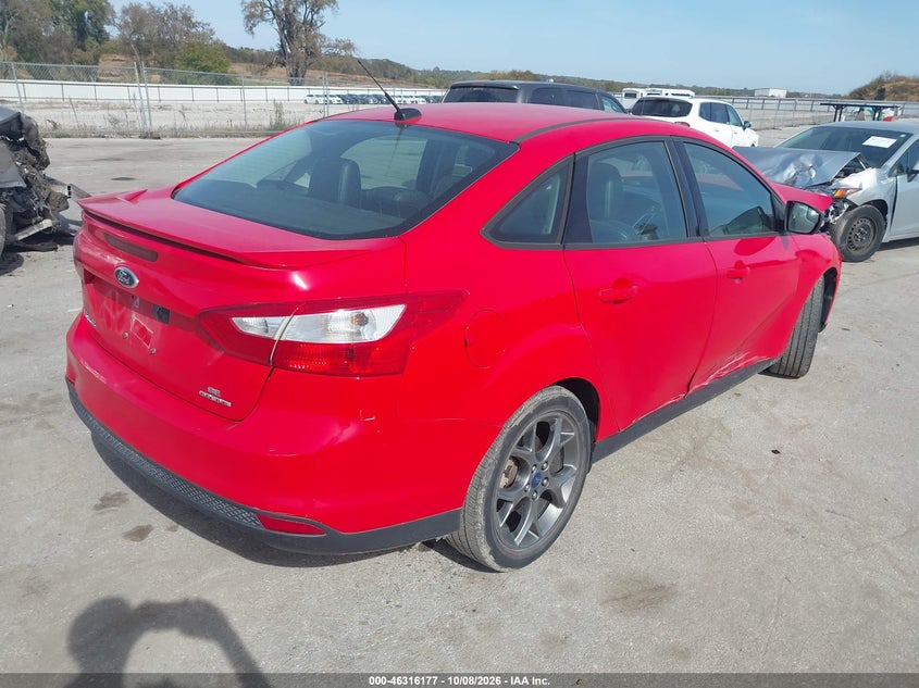 Vin: 1fadp3f23dl201473, lot: 46816399, ford focus se 20134