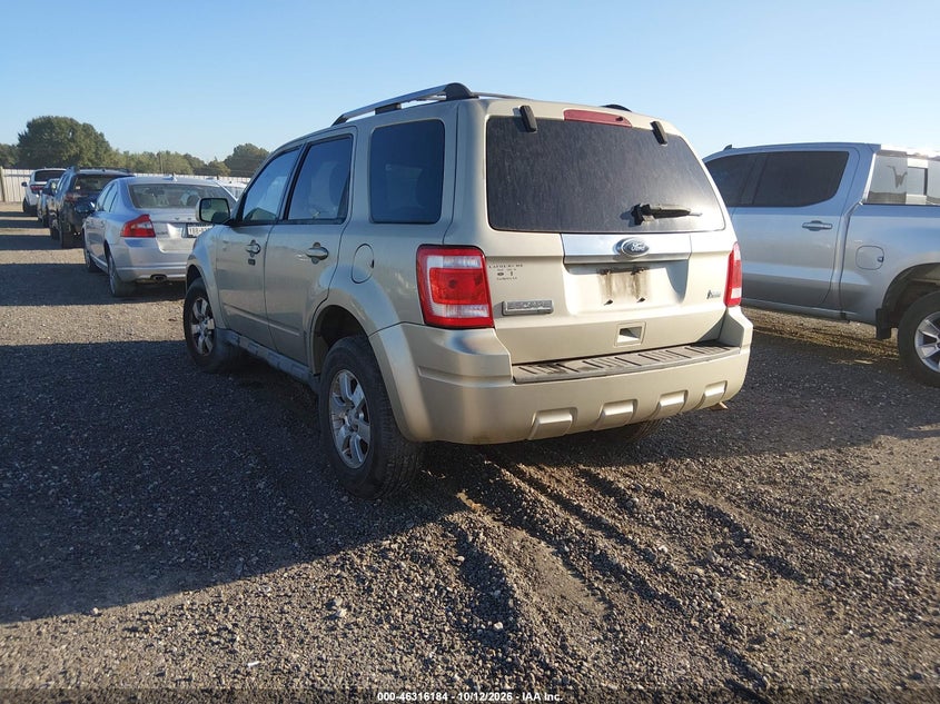 Vin: 1fmcudeg6akc05458, lot: 46816406, ford escape 20103