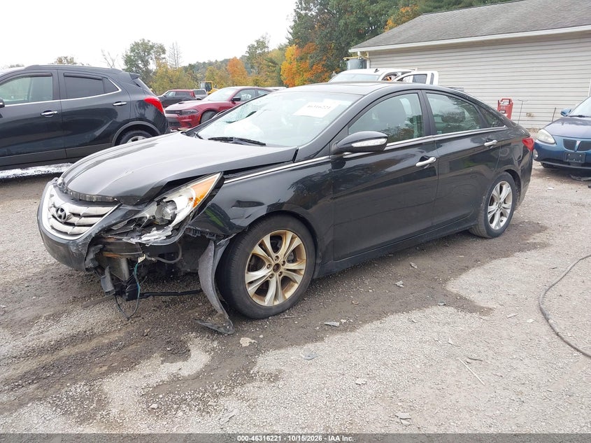 Vin: 5npec4ac9bh238755, lot: 46816443, hyundai sonata limited 20112