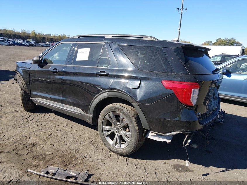 Vin: 1fmsk8dh7mgc03932, lot: 46816449, ford explorer xlt 20213