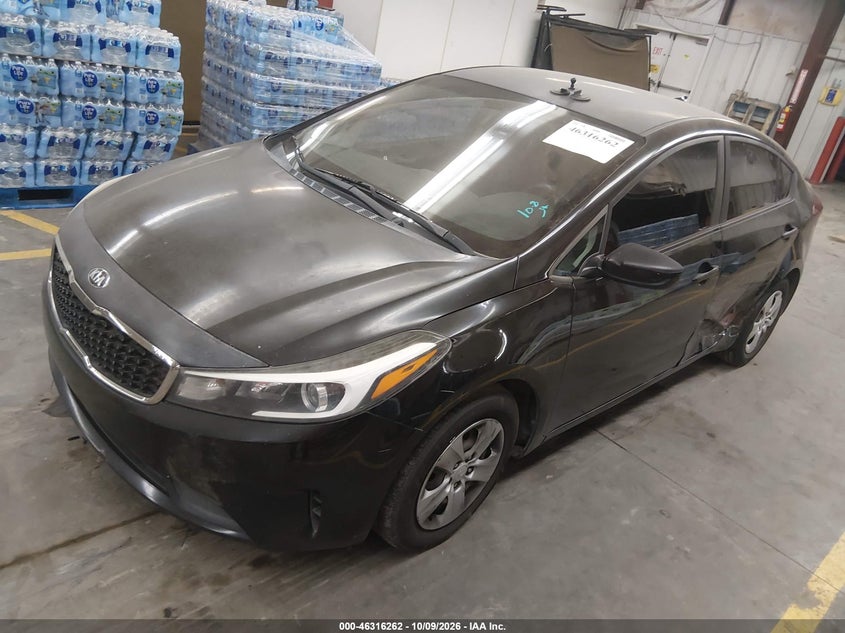 Vin: 3kpfl4a78je203327, lot: 46816484, kia forte lx 20182