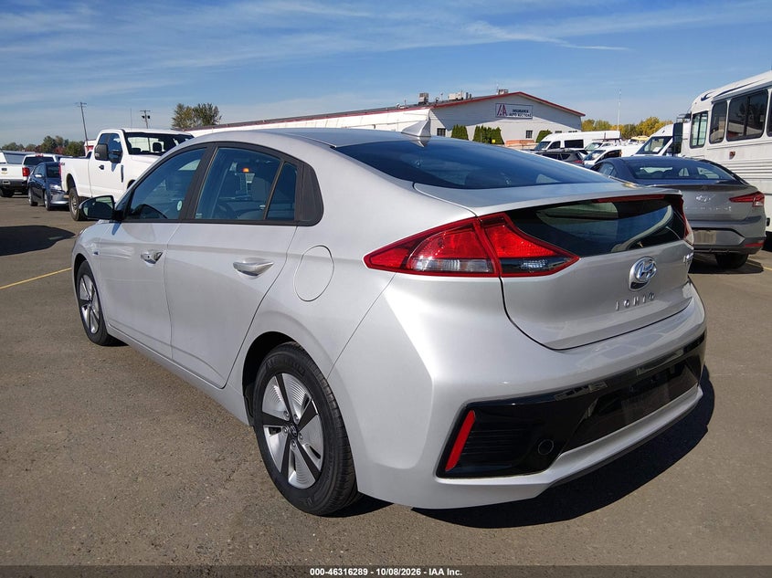 Vin: kmhc65lc9ju099759, lot: 46816511, hyundai ioniq hybrid blue 20183