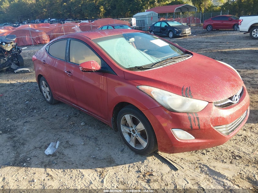 Vin: kmhdh4ae8cu261977, lot: 46816519, hyundai elantra gls (ulsan plant) 20121