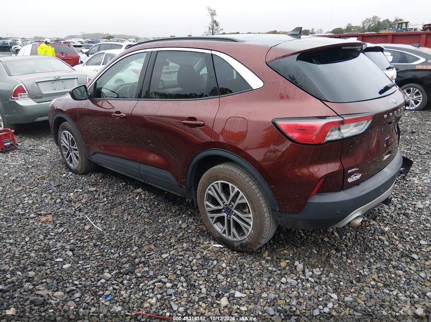 Vin: 1fmcu9h9xmub01422, lot: 46816574, ford escape sel 20213