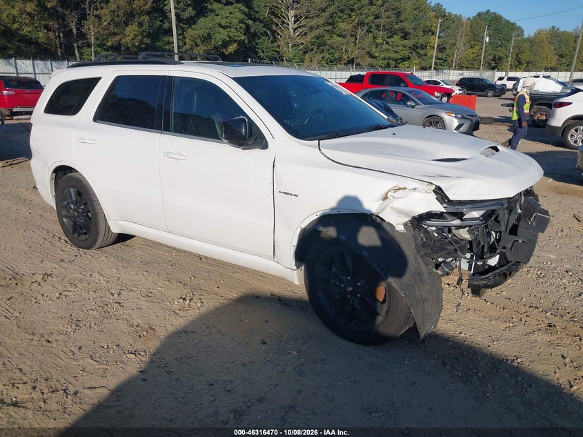Vin: 1c4sdhct6pc635766, lot: 46816692, dodge durango r/t plus rwd 20231