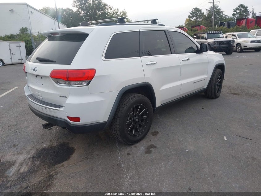 Vin: 1c4rjfbg2ec251853, lot: 46816702, jeep grand cherokee limited 20144