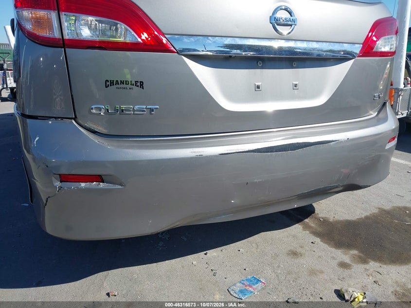 NISSAN QUEST 2012 VIN JN8AE2KP0C9050011