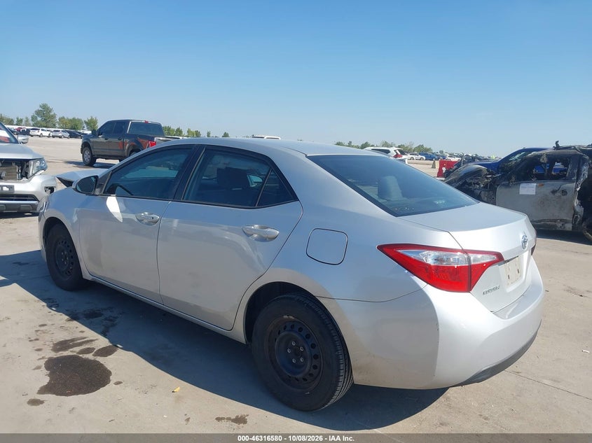 Vin: 5yfburhe6gp429287, lot: 46816803, toyota corolla l 20163