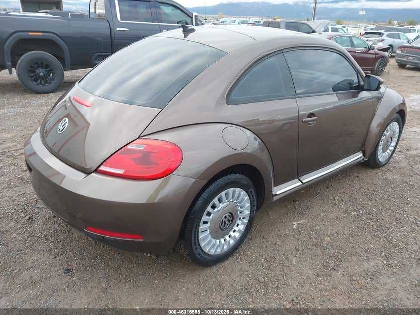 Vin: 3vwj17at8em657293, lot: 46816807, volkswagen beetle 1.8t 20144