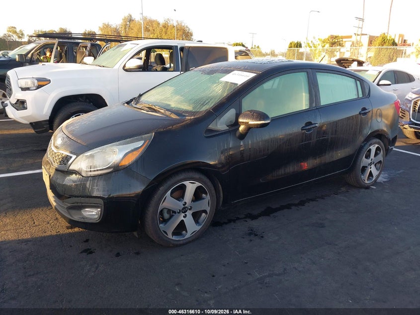 Vin: knadn4a37e6360547, lot: 46816832, kia rio sx 20142