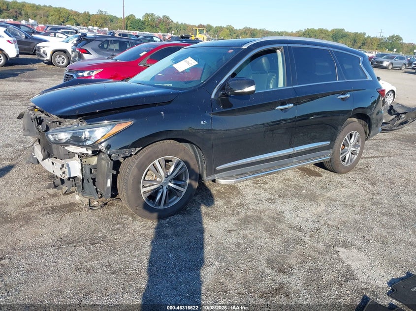 Vin: 5n1dl0mm4lc508024, lot: 46816844, infiniti qx60 luxe awd 20202