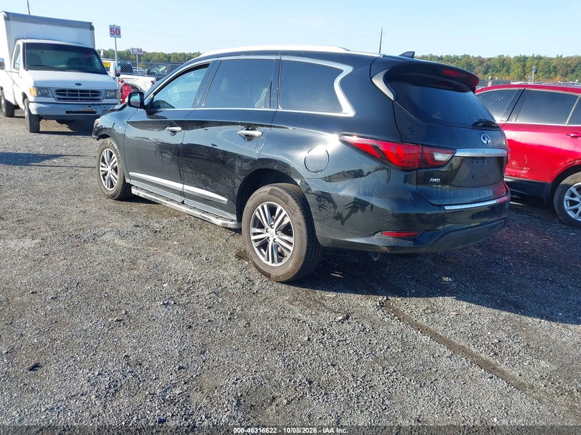 Vin: 5n1dl0mm4lc508024, lot: 46816844, infiniti qx60 luxe awd 20203