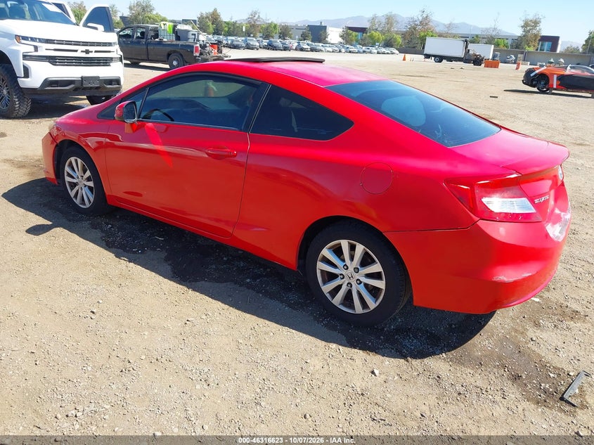 Vin: 2hgfg3b87ch501284, lot: 46816845, honda civic ex 20123