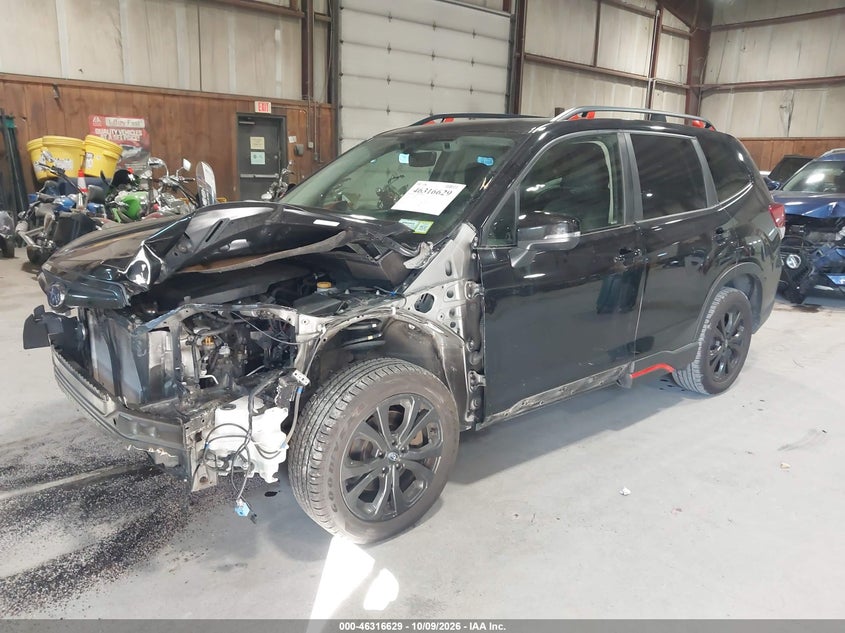 2021 Subaru Forester Sport, Front End, IAAI, VIN JF2SKARC7MH498776 — photo 2