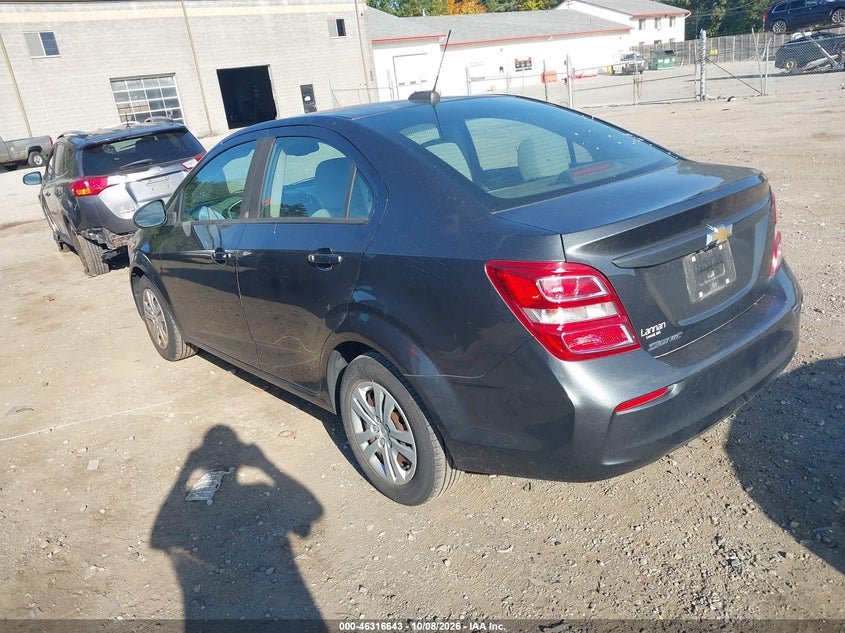 Vin: 1g1jb5sg7h4135365, lot: 46816865, chevrolet sonic ls auto 20173