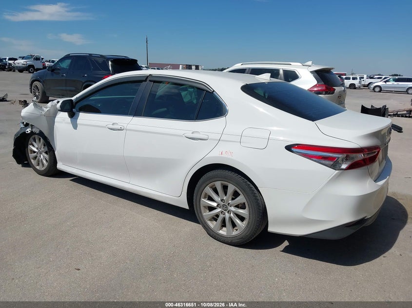 Vin: 4t1c11ak1lu321196, lot: 46816873, toyota camry le 20203