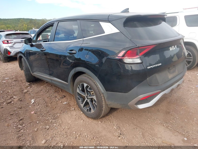 Vin: 5xyk33af1pg033873, lot: 46816886, kia sportage ex 20233