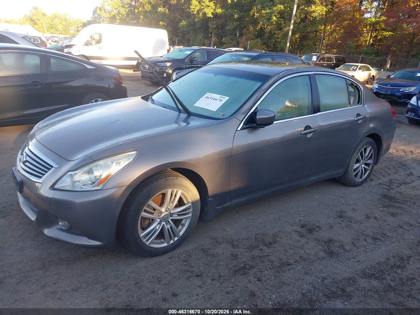 2011 Infiniti G37X, Неизвестно, IAAI, VIN JN1CV6AR1BM407421 — фото 2