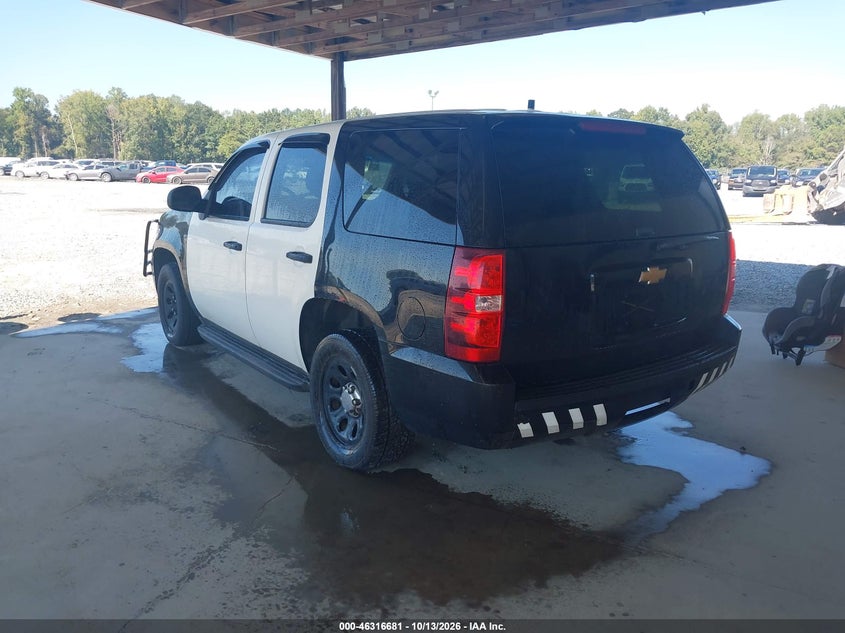 Vin: 1gnlc2e04dr330886, lot: 46816903, chevrolet tahoe commercial fleet 20133