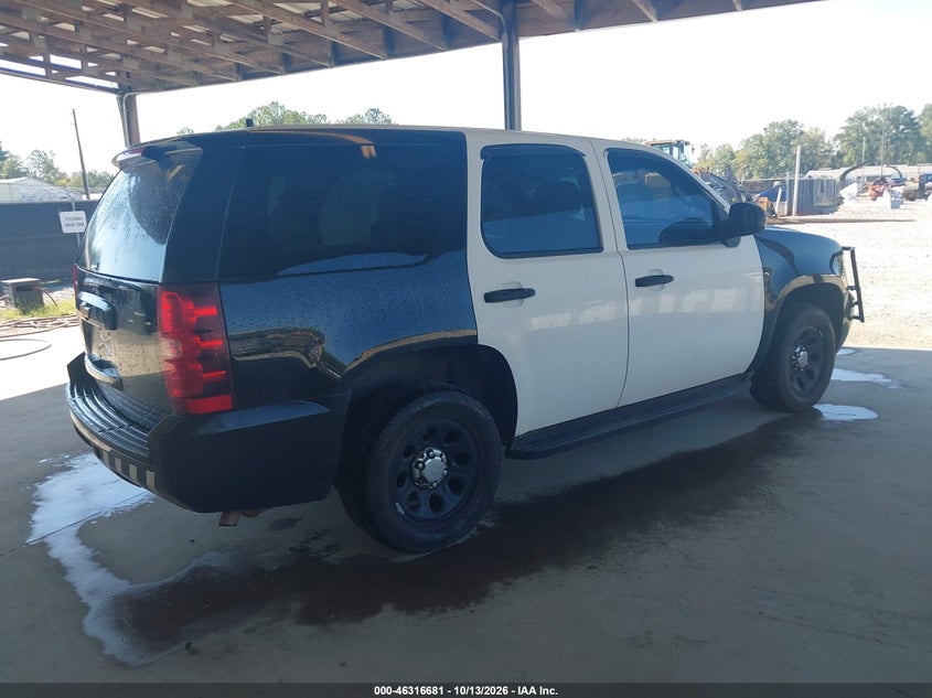 Vin: 1gnlc2e04dr330886, lot: 46816903, chevrolet tahoe commercial fleet 20134