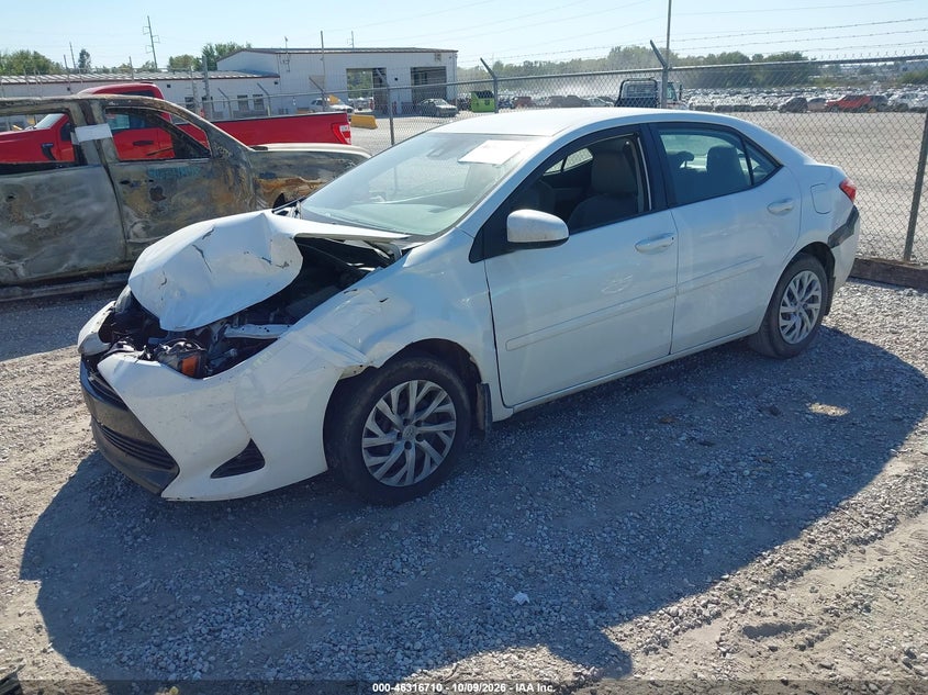 Vin: 5yfburhe1jp850809, lot: 46816934, toyota corolla le 20182