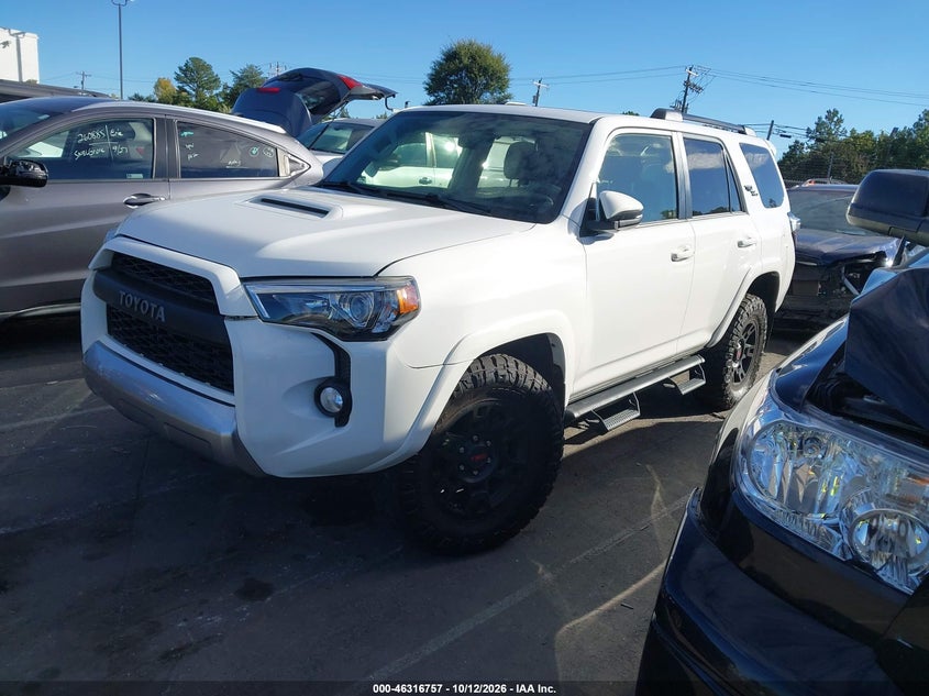 Vin: jtebu5jr4k5705909, lot: 46816979, toyota 4runner trd off road premium 20192
