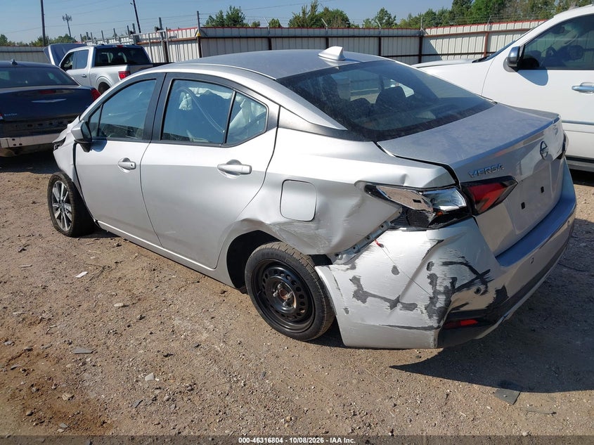Vin: 3n1cn8ev0sl826499, lot: 46817026, nissan versa 1.6 sv 20253