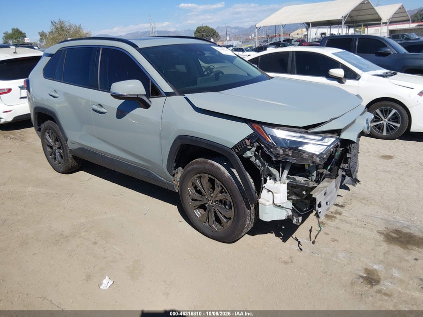 Vin: jtmb6rfv5nd069619, lot: 46817033, toyota rav4 hybrid xle premium 20221