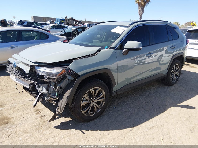 Vin: jtmb6rfv5nd069619, lot: 46817033, toyota rav4 hybrid xle premium 20222