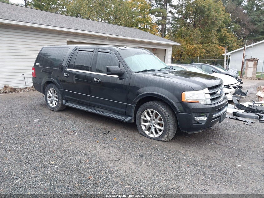 Vin: 1fmjk2at3hea50629, lot: 46817068, ford expedition el limited 20171
