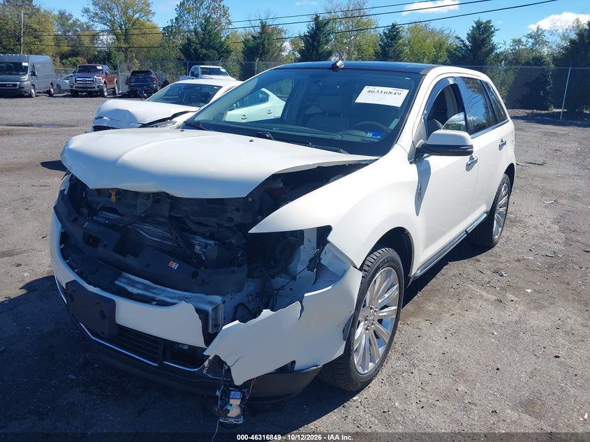 Vin: 2lmdj8jk3dbl07972, lot: 46817071, lincoln mkx 20132