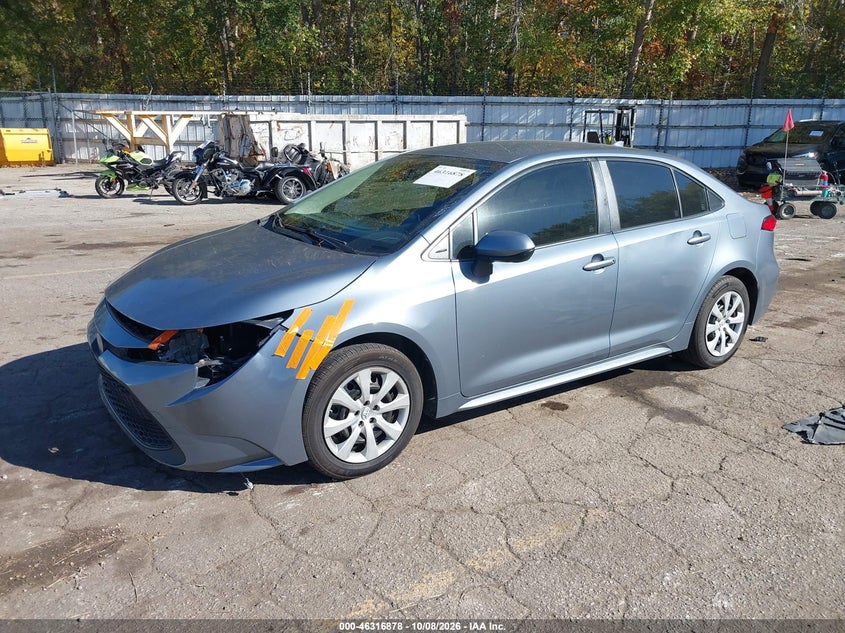 Vin: jtdepraexlj096623, lot: 46817100, toyota corolla le 20202